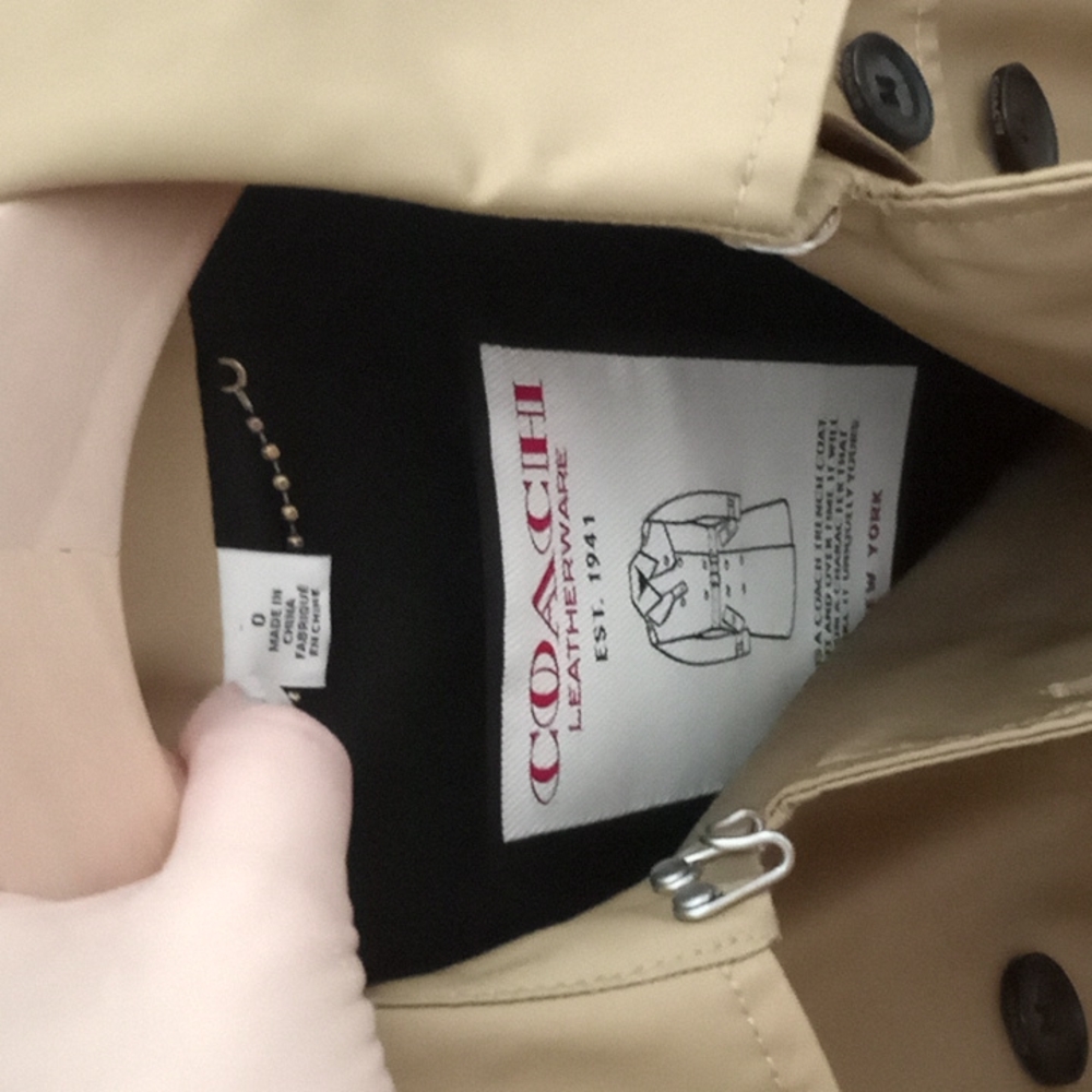 Coach women trench coat - Picture 8 of 17